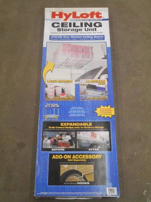 lot 99 image: New HyLoft 30CuFt Ceiling Storage U...