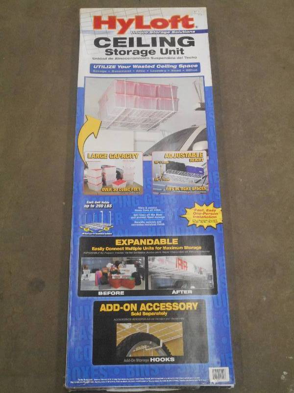 lot 100 image: New HyLoft 30CuFt Ceiling Storage U...