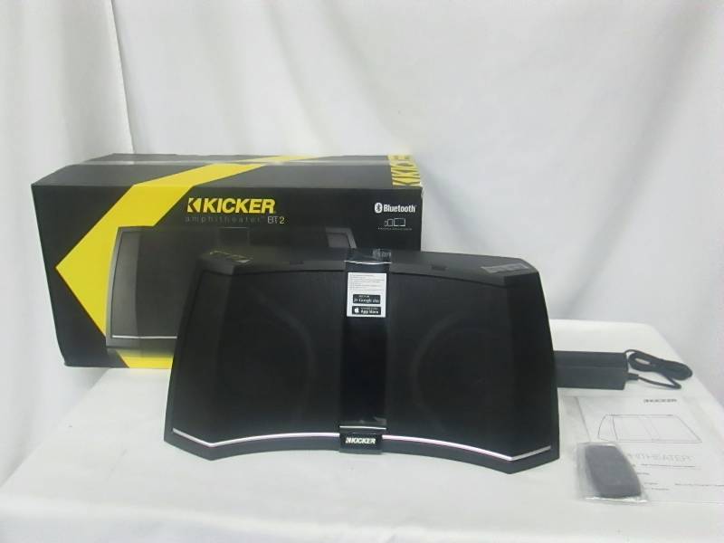lot 12 image: Kicker Amphitheater Bluetooth 2 Speaker System