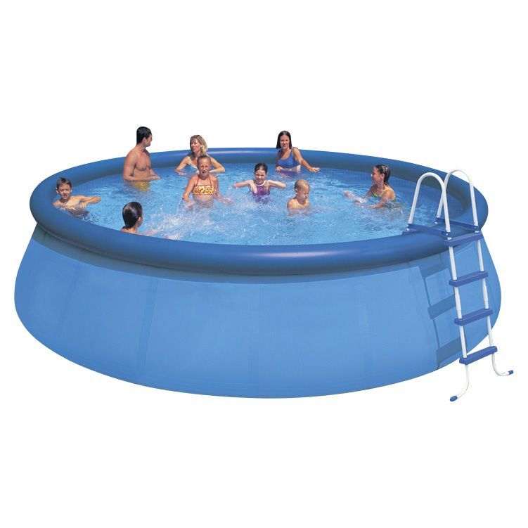 lot 1 image: Intex Easy Set 18 x 48 Round Pool
