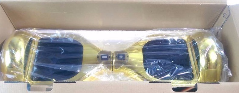 lot 101 image: New in Box Smart Balance Wheel Hoverboard - Metallic Gold
