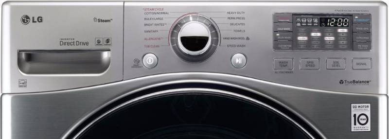 lot 75 image: NEW IN BOX - LG Washer- Model # (WM3470HVA)