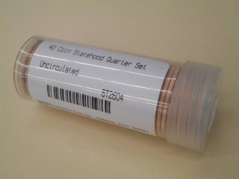 40-Coin UNC Statehood Quarter Set ...