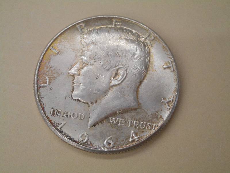 1964 Kennedy Half Dollar, 90% Silve...