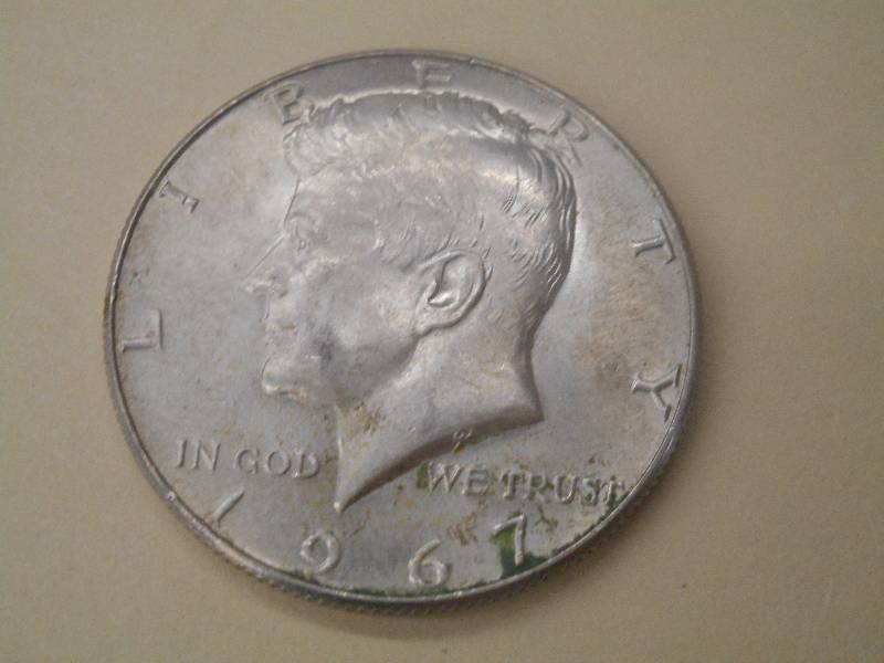 1967 Kennedy Half Dollar, 40% Silve...