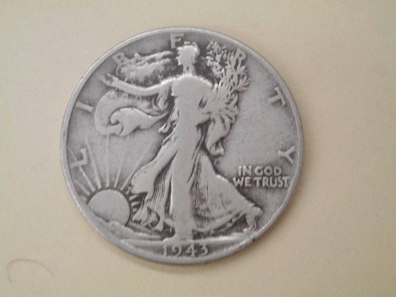 1943 Walking Liberty Half Dollar, 9...