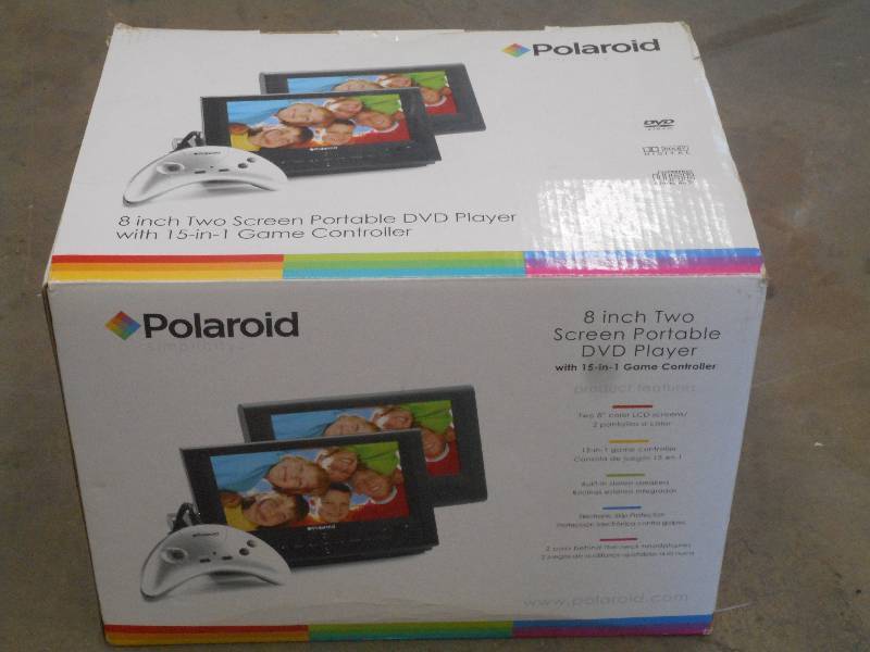 Polaroid 8 Two Screen Portable DVD...