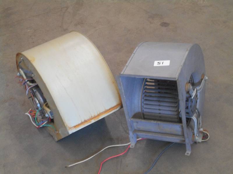 (2) Electric Squirrel Cage Fans ...