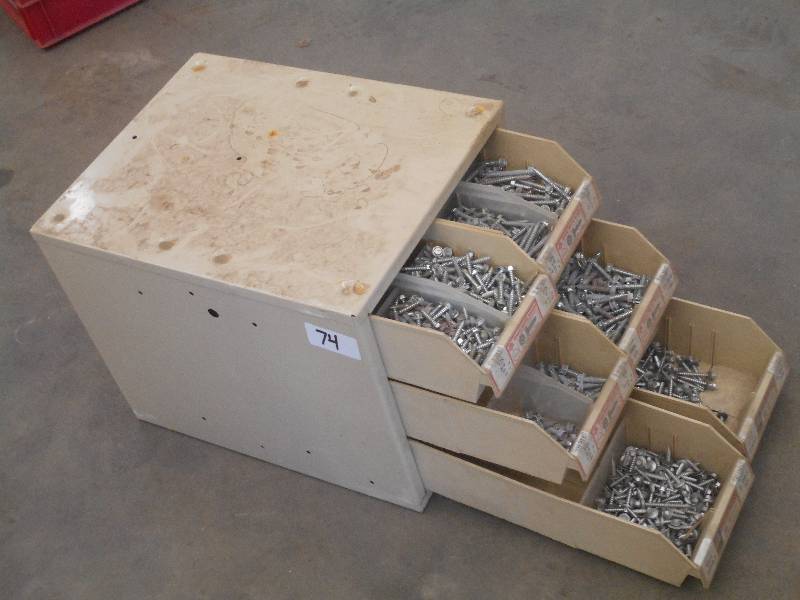 6-Drawer Hardware Organizer Full Of...