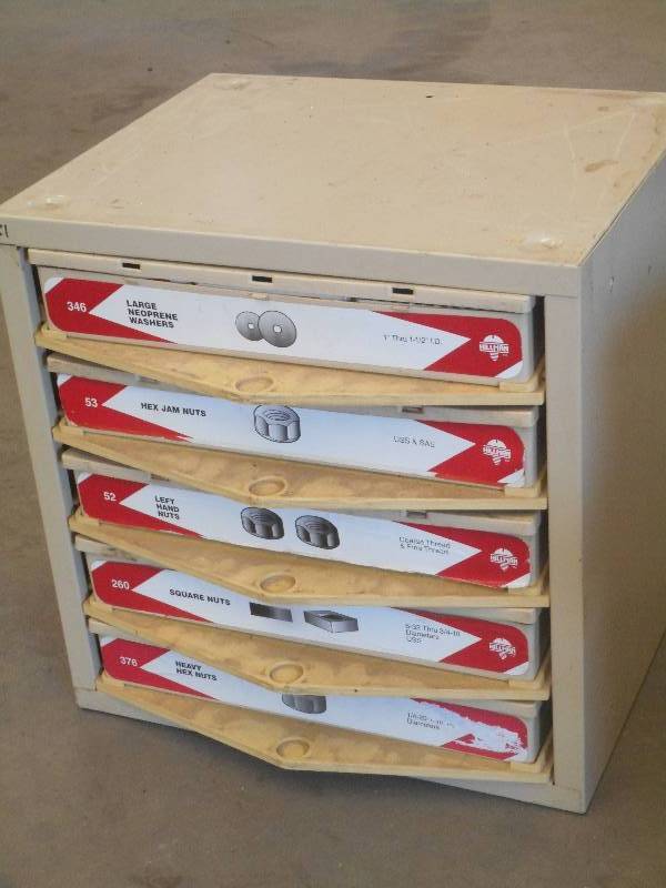 5-Drawer Hardware Organizer Full Of...