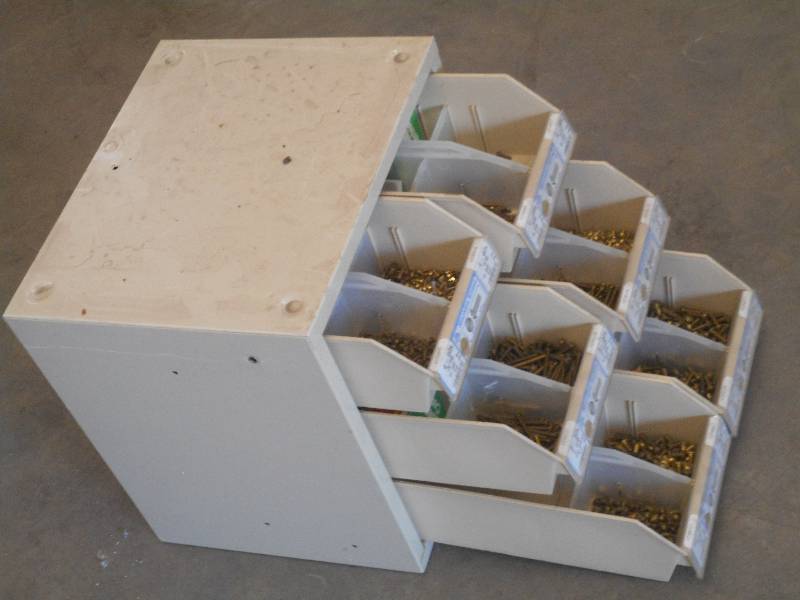 6-Drawer Hardware Organizer Full Of...