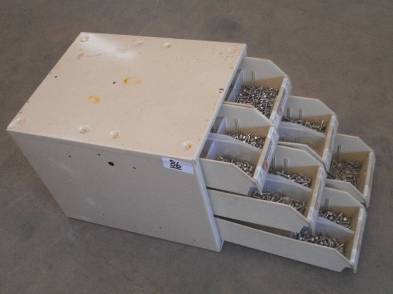 6-Drawer Hardware Organizer Full Of...
