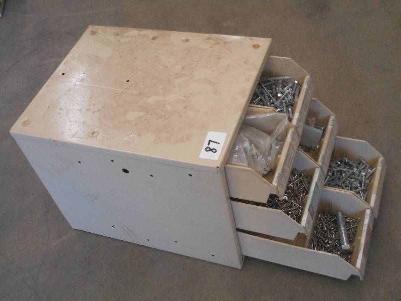 6-Drawer Hardware Organizer Full Of...
