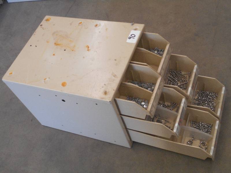 6-Drawer Hardware Organizer Full Of...