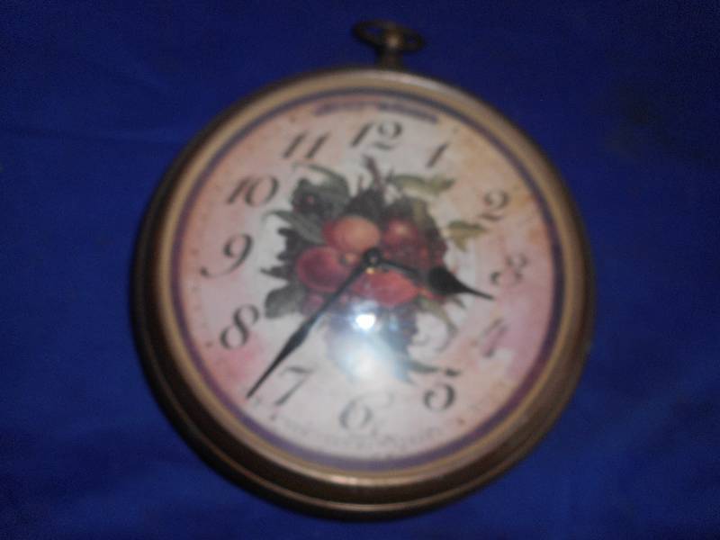 BRASS KITCHEN CLOCK