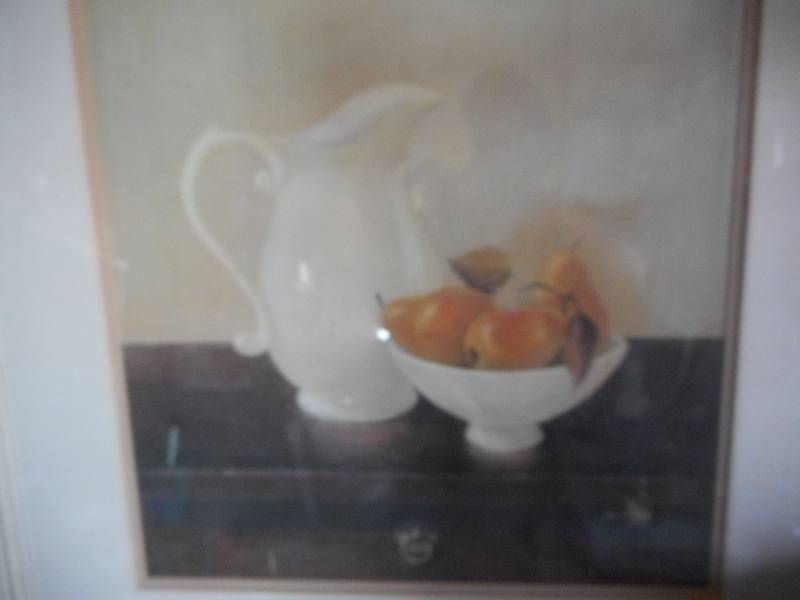 CREAM WARE WITH PEARS PICTURE