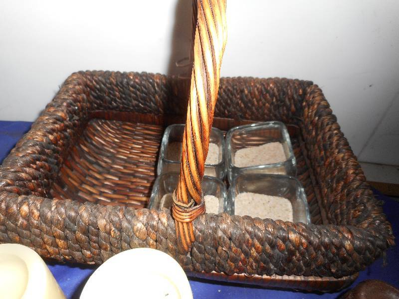 BASKET OF CANDLES