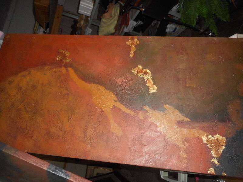 3 MATCHING CANVAS PAINTINGS