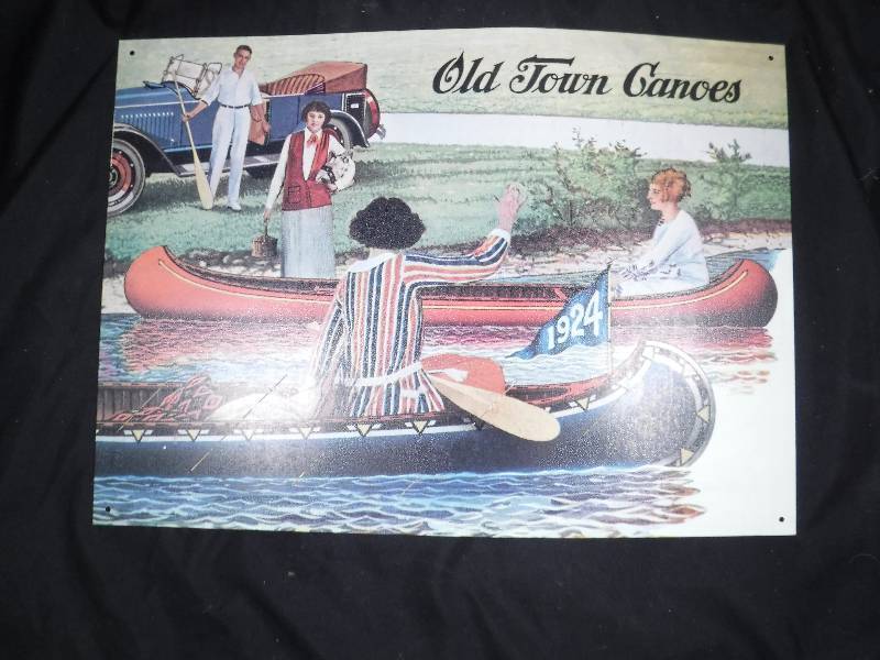 lot 50 image: Old Town Canoes Sign