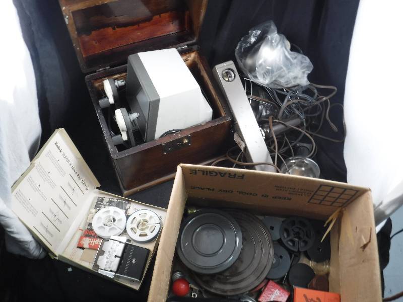 lot 78 image: 8mm Video Editor, Splicing Kit, and Other Misc