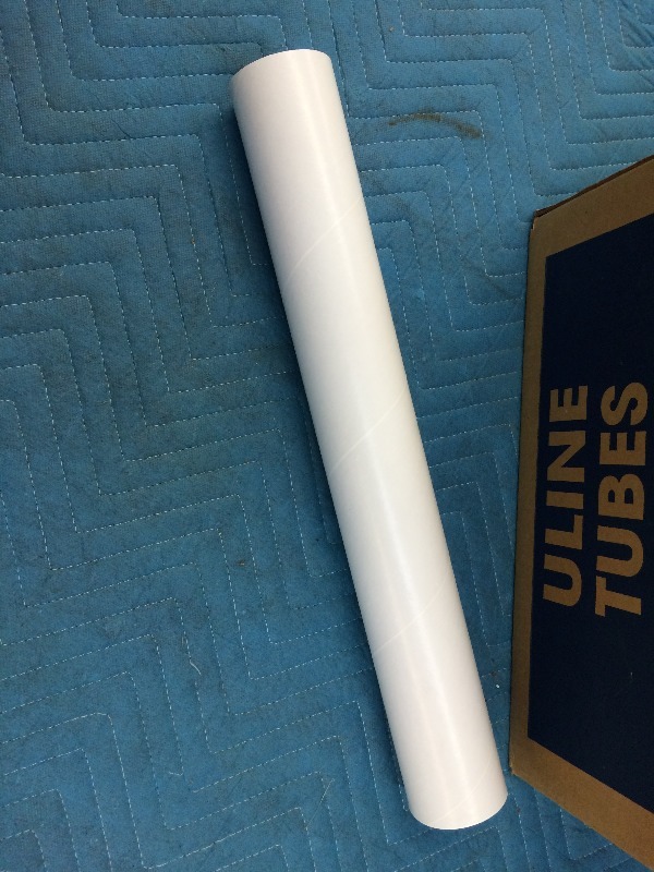 lot 18 image: Uniine Mailing Tubes     19 long x 2 58  comes with lids   box lot of 24