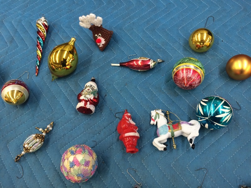 vintage christmas tree ornaments some handcrafted lot of vintage christmas tree ornaments some handcrafted lot of