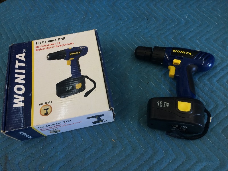 lot 44 image: Wonita 18v Cordless Drill  New