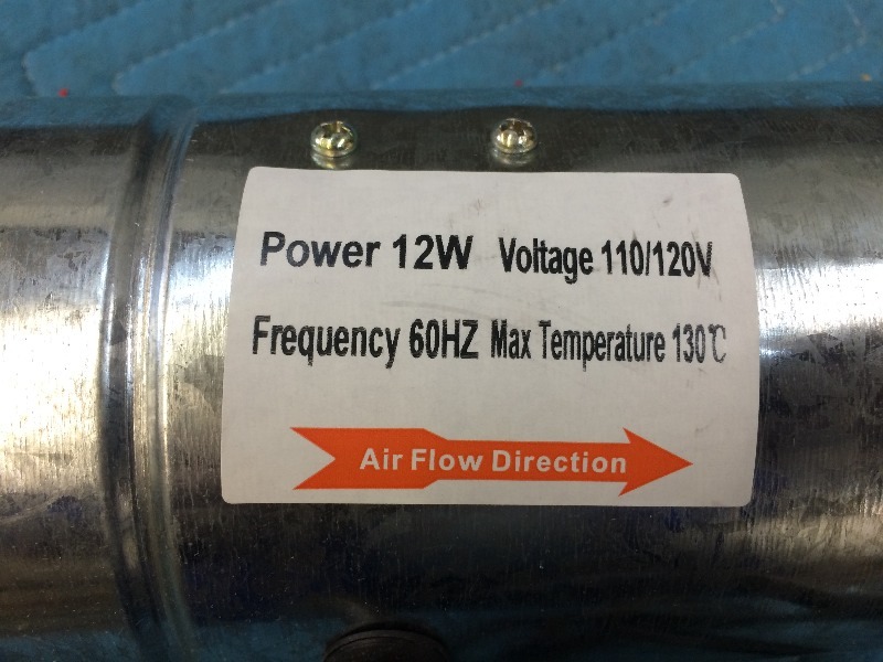 lot 145 image: 4 Inline Booster Duct Fan - 115 v   NEW