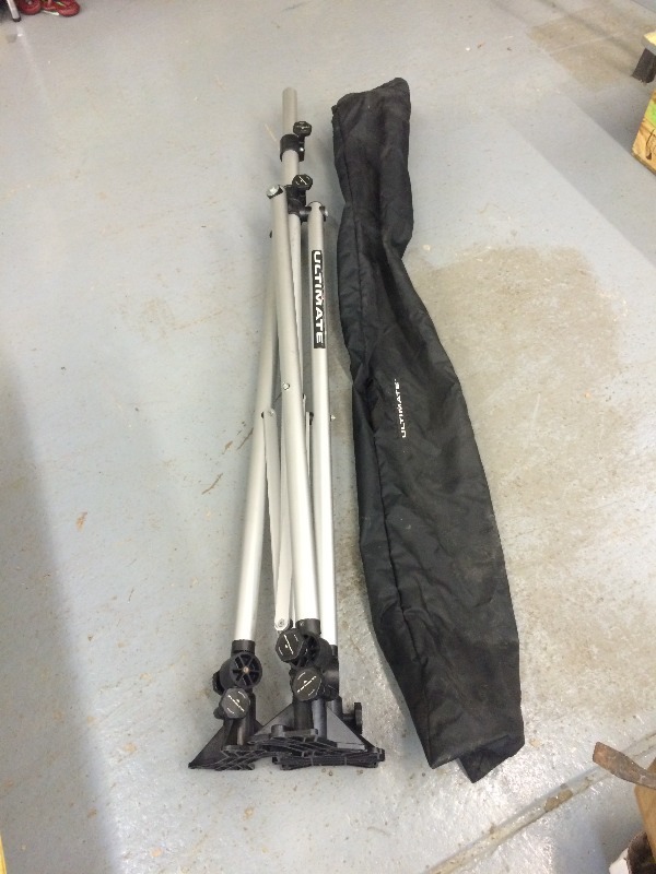 lot 149 image: Ultimate Adjustable Tri-Pod  - possibly for lighting    includes case