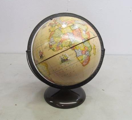 Mint Condition Vintage Rand McNally Globe