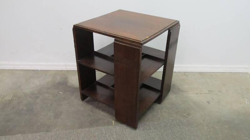 Antique Arts & Crafts Tabouret Table on Casters
