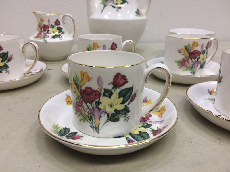 Vintage Royal Sutherland Staffordshire Tea Service Set