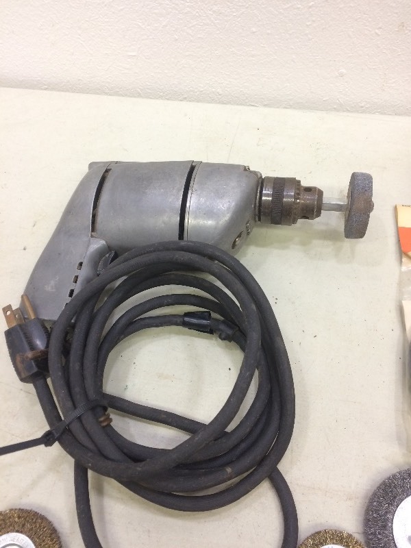 Working Craftsman Industrial Drill wMany Attachments