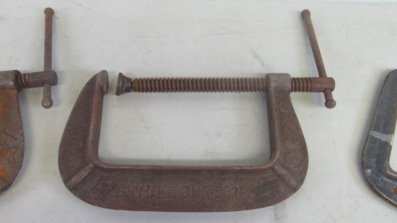 Lot of Woodworking Clamps