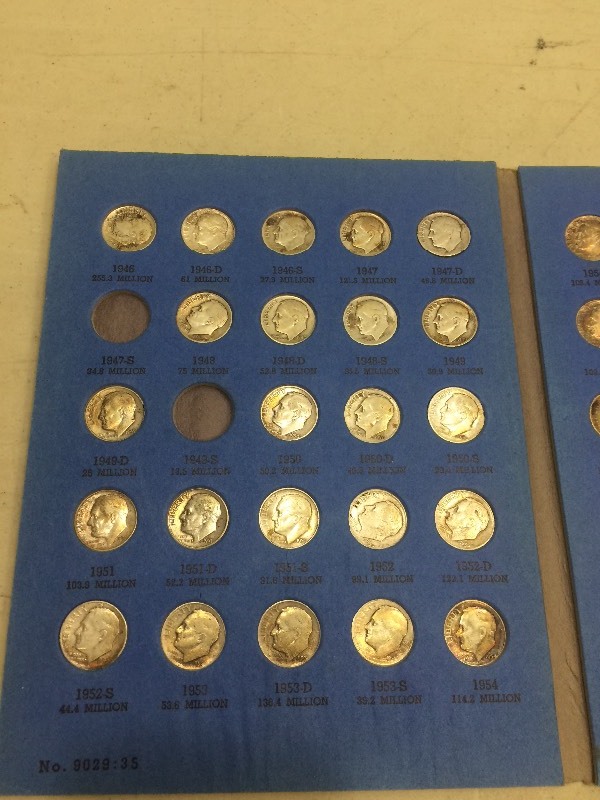 Collection of Silver Roosevelt Dimes