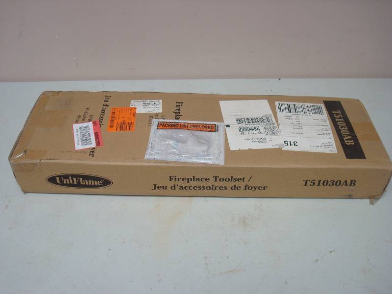 lot 2 image: Fireplace Tool Set, New, Opened For Picture