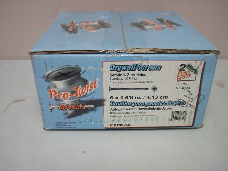 lot 7 image: Large Box Of New Drywall Screws