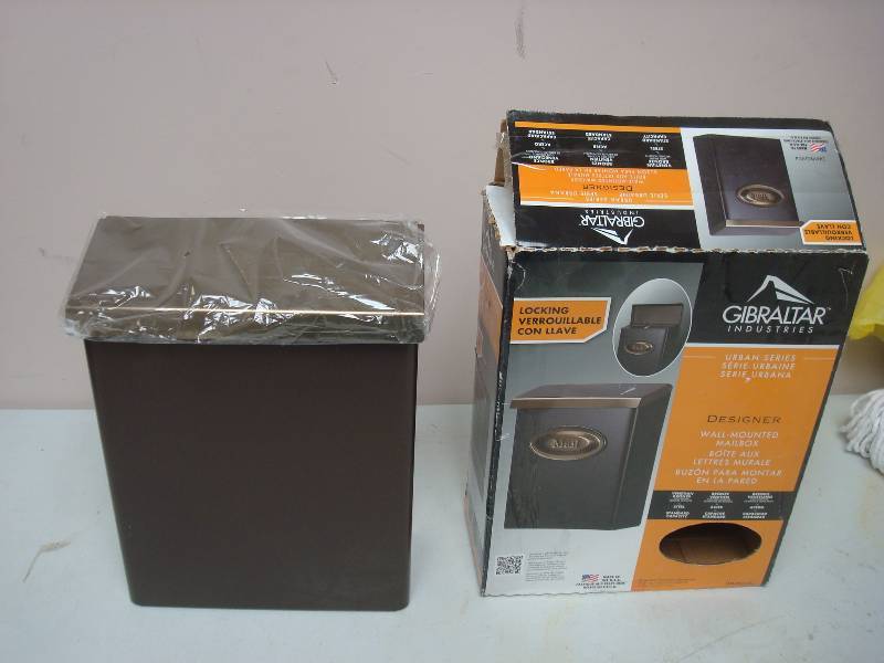 lot 26 image: Gibraltar Mail Box, Missing Lock And Mail Plaque