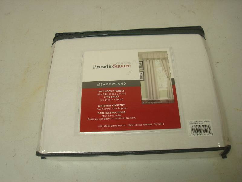 lot 31 image: Presidio Square Meadowland 2 Panel Curtains