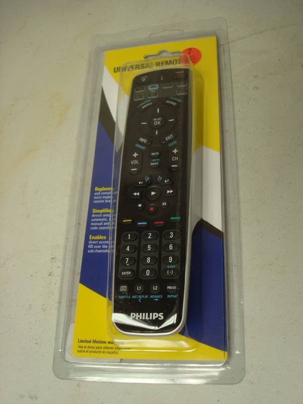 lot 32 image: One Philips 7 Way Universal Remote, New