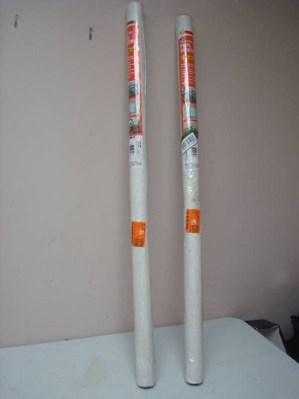 lot 37 image: Pair Of Two New Vinyl Sheeting Roles