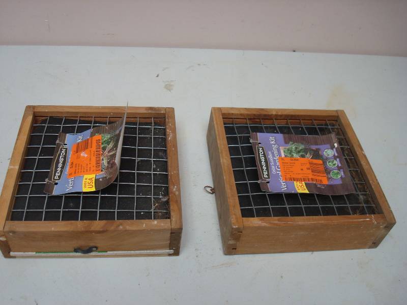 lot 38 image: Pair Of Vertical Gardening Kits, Unused, Some Dust, Dirt