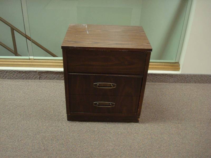 lot 87 image: End Table  Cabinet, Used, Some Wear