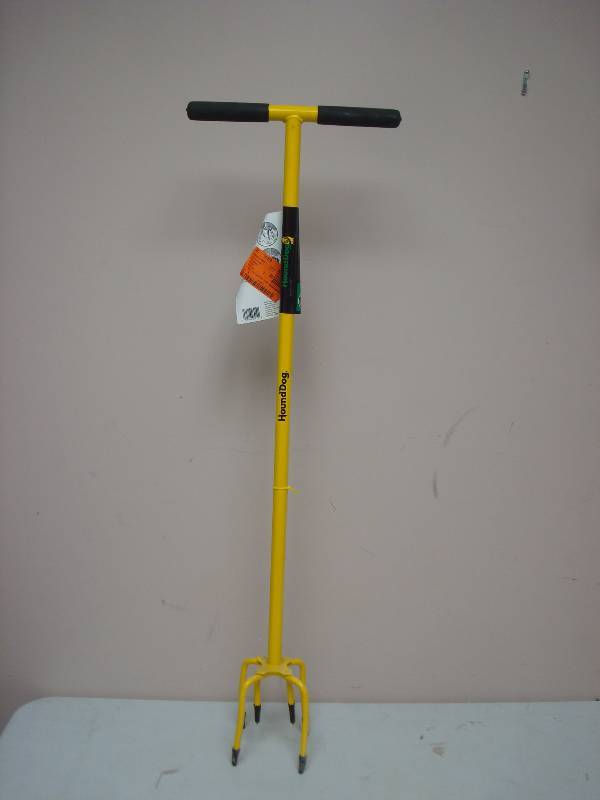 lot 136 image: One Hound Dog Garden Tiller, Store Shelf Pull, Unused, May Show Minor Wear