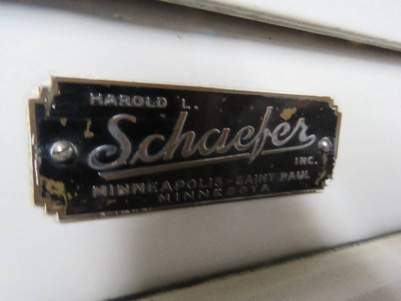 lot 2 image: Vintage Harold L. Schaefer Refregerator