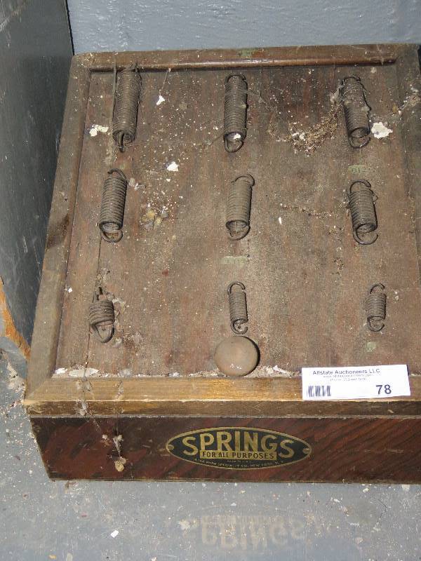 lot 78 image: Vintage Spring Display box