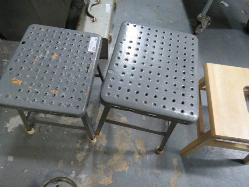 lot 80 image: Garage Stools