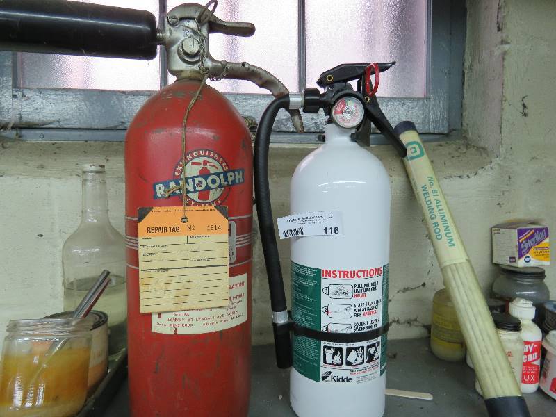lot 116 image: Fire Extinguishers