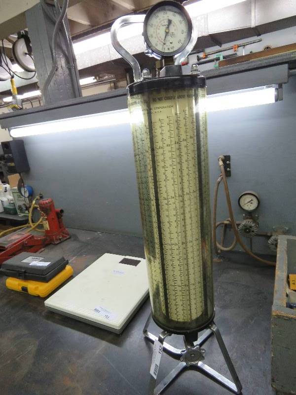 lot 152 image: Vintage Graduated Cylinder for refrigerants