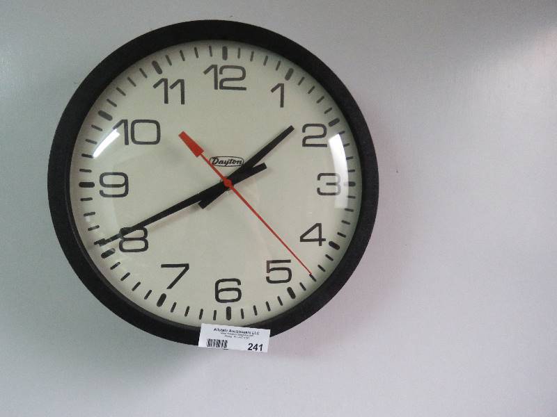 lot 241 image: Vintage Wall Clock
